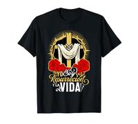 Blessed Faith God Cross Bible Verse Mexican Devotion Phrase T-Shirt