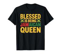Blessed Jamaican Princess Tropical Caribbean Vibes T-Shirt