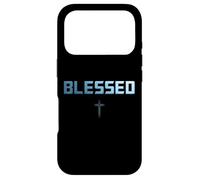Blessed - Men & Boys Born-Again Christian Faith Graphic Coque pour iPhone 17 Pro