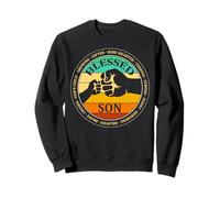 Blessed Son First Bump Inspire Une Famille chrétienne Sweatshirt