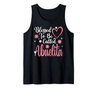 Blessed to Be Called Abuelita Flower Heart Cute Mother's Day Débardeur