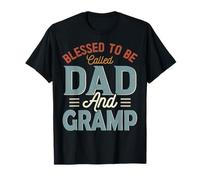 Blessed to be Called Dad and Gramp rétro fête des pères T-Shirt