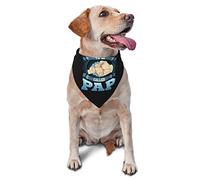 Blessed to Be Called Dad Spring Dog Bandanas Boy Bulk Puppy Foulard Réglable Doux Triangle Bavoirs Accessoires pour Petits Moyens Grands Chiens Chats Blanc