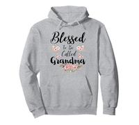 Blessed to Be Called Grandma Femme Floral Mère Mignon Fête des Mères Sweat à Capuche