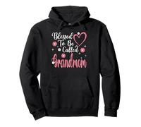 Blessed to Be Called Grandmom Flower Heart Cute Mother's Day Sweat à Capuche