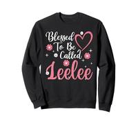 Blessed to Be Called Leelee Flower Heart Cute Mother's Day Sweatshirt
