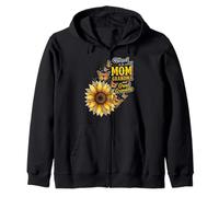 Blessed to Be Called Mom and Grandma Tournesol Leopard Mom Sweat à Capuche