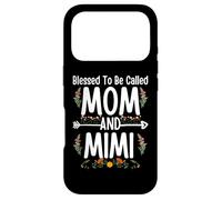 Blessed to Be Called Mom and Mimi Floral Cute Mother's Day Coque pour iPhone 17 Pro