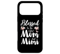 Blessed to Be Called Mom and Mimi Floral Cute Mother's Day Coque pour iPhone 17 Pro Max