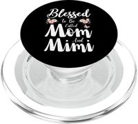Blessed to Be Called Mom and Mimi Floral Cute Mother's Day PopSockets PopGrip pour MagSafe
