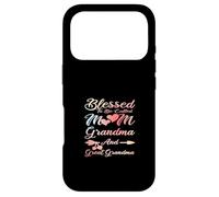 Blessed to Be Called Mom Grandma and Great Grandma Coque pour iPhone 17 Pro