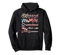 Blessed to Be Called Mom Grandma and Great Grandma Sweat à Capuche