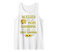 Blessed to Be Called Mom Grandma Great Grandma Mother's Day Débardeur