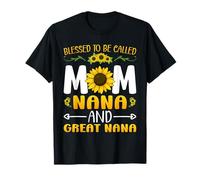 Blessed to Be Called Mom Nana Great Nana Fête des Mères T-Shirt