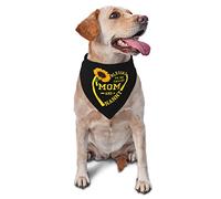 Blessed to Be Called Mom Spring Dog Bandanas Boy Bulk Puppy Foulard Réglable Doux Triangle Bavoirs Accessoires pour Petits Moyens Grands Chiens Chats Blanc