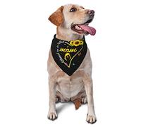 Blessed to Be Called Mom Spring Dog Bandanas Boy Bulk Puppy Foulard Réglable Doux Triangle Bavoirs Accessoires pour Petits Moyens Grands Chiens Chats Blanc