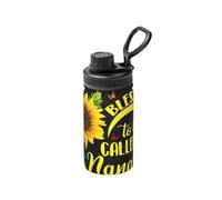 Blessed to Be Called Nana Bouteille d'eau isotherme à double paroi en acier inoxydable pour boissons froides et chaudes 355 ml