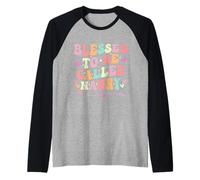 Blessed to Be Called Nanny Funny Nanny Fête des Mères Manche Raglan