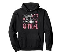 Blessed to Be Called OMA Flower Heart Cute Mother's Day Sweat à Capuche