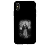 Blessed Virgin Mary Holding Baby Jesus T-Shirt Coque pour iPhone X/XS