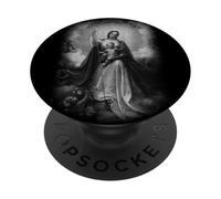 Blessed Virgin Mary Holding Baby Jesus T-Shirt PopSockets PopGrip Adhésif