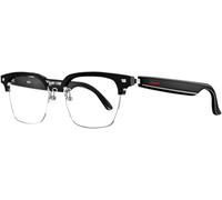 BLESSOURCE Lunettes intelligentes, lunettes audio Bluetooth pour homme et femme, double microphone stéréo intégré et haut-parleurs, lunettes de soleil avec filtre de lumière bleue et verres polarisés