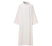 BLESSUME Alb Vestments Robe de clergé catholique Blanc ivoire