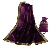 BLESSUME Autel Wicca Tarot Nappe avec Un poinçon, One Size, Velvet (Violet 1)