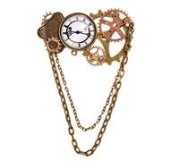 BLESSUME Broche Vintage Alliage Rétro Steampunk Broche Victorienne (B)