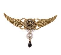 BLESSUME Broche Vintage Alliage Rétro Steampunk Broche Victorienne (C)
