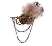 BLESSUME Broche Vintage Alliage Rétro Steampunk Broche Victorienne (H)