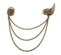BLESSUME Broche Vintage Alliage Rétro Steampunk Broche Victorienne (I)