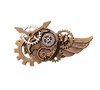 BLESSUME Broche Vintage Alliage Rétro Steampunk Broche Victorienne (L)