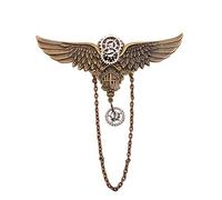 BLESSUME Broche Vintage Alliage Rétro Steampunk Broche Victorienne (S)
