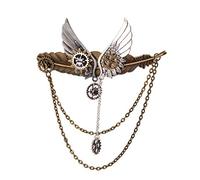 BLESSUME Broche Vintage Alliage Rétro Steampunk Broche Victorienne (U)