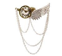 BLESSUME Broche Vintage Alliage Rétro Steampunk Broche Victorienne (V)