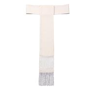 BLESSUME Catholique Prêtre Vêtement Ceinture de Taille Cardinal Clergyman Sash(XL, Ceinture Beige Uniquement)