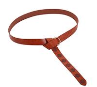 BLESSUME Ceinture médiévale en cuir synthétique pour reconstitution viking, 165 cm Marron clair, taille unique