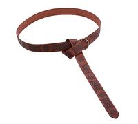 BLESSUME Ceinture médiévale LARP en cuir synthétique, 165 cm - Marron 2, taille unique