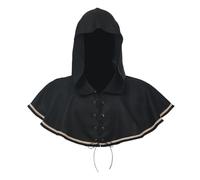 BLESSUME Chapeau à capuche Steampunk Rogue médiéval Costume Cape