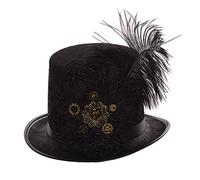 BLESSUME Chapeau Steampunk Unisexe Gothique Haut (Couleur E, L)