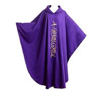 BLESSUME Chasuble Vêtements Violet Église Prêtre Vêtement (Style#1)