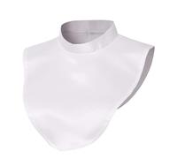 BLESSUME Col Chemisier clérical Dickey Femme Amovible Faux Collier Détachable Unisexe (Taille Unique, Blanc)