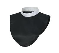 BLESSUME Col Chemisier clérical Dickey Femme Amovible Faux Collier Détachable Unisexe (Taille Unique, Noir)