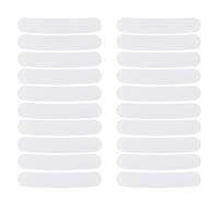 BLESSUME Cols à languette pour chemise de clergé blanc, Blanc 10 (lot de 20), Taille unique