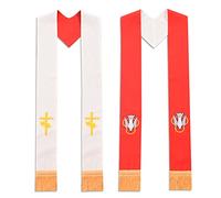 BLESSUME Église Prêtre Brodé A volé réversible Caesar Broderie Volée