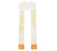 BLESSUME Église Prêtre Brodé A volé Single Side Caesar Broderie Volée