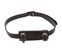 BLESSUME Médiéval Deux Boucles Épée Holster avec Ceinture Rapière Fourreau Titulaire Ceinture