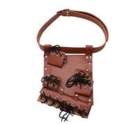 BLESSUME Médiéval Deux Boucles Épée Holster avec Ceinture Rapière Fourreau Titulaire Ceinture pour Trois épées