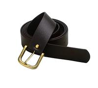 BLESSUME Médiéval GN Reconstitution Viking Bataille Chevalier Ceinture Faux Cuir (150cm Noir)